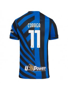 Billige Inter Milan Joaquin Correa #11 Hjemmedrakt 2024-25 Kortermet